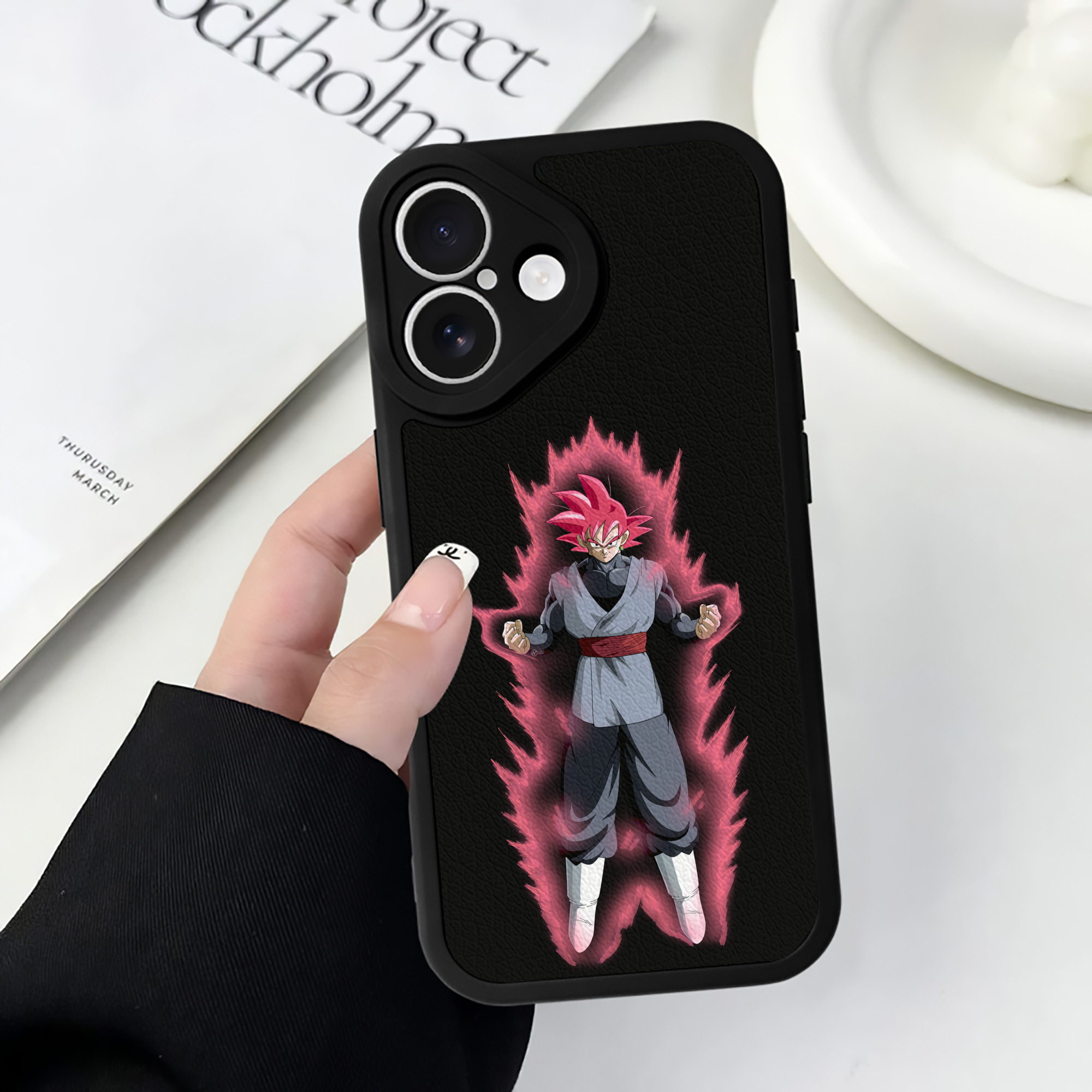 （画像用） ドラゴンボール ベジット DRAGON BALL Vegetto 【iPhone 16シリーズ対応】シリコンスマホケース（レザー調） 材質：シリコン